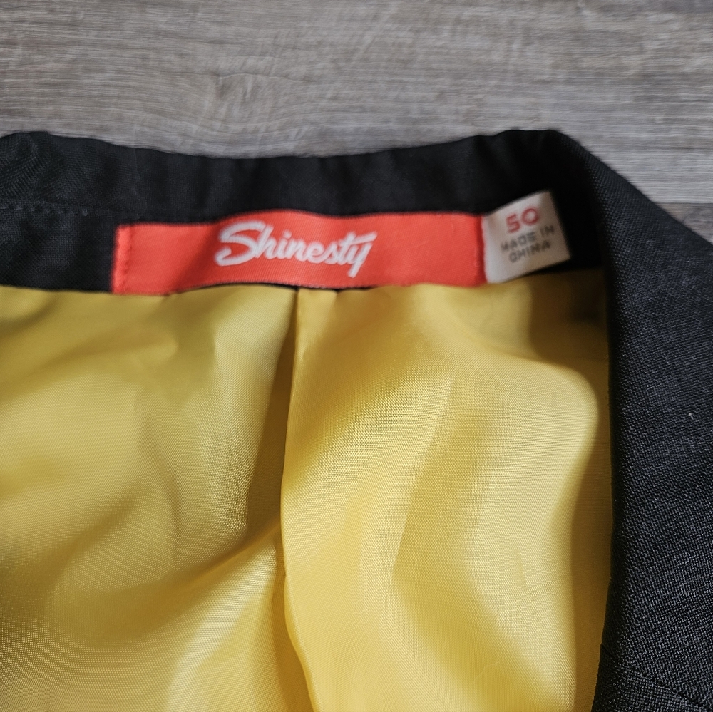 Shinesty The Fastest Finishers Leopard Print Suit Jacket 50 Pants 38x35 - Picture 7 of 9